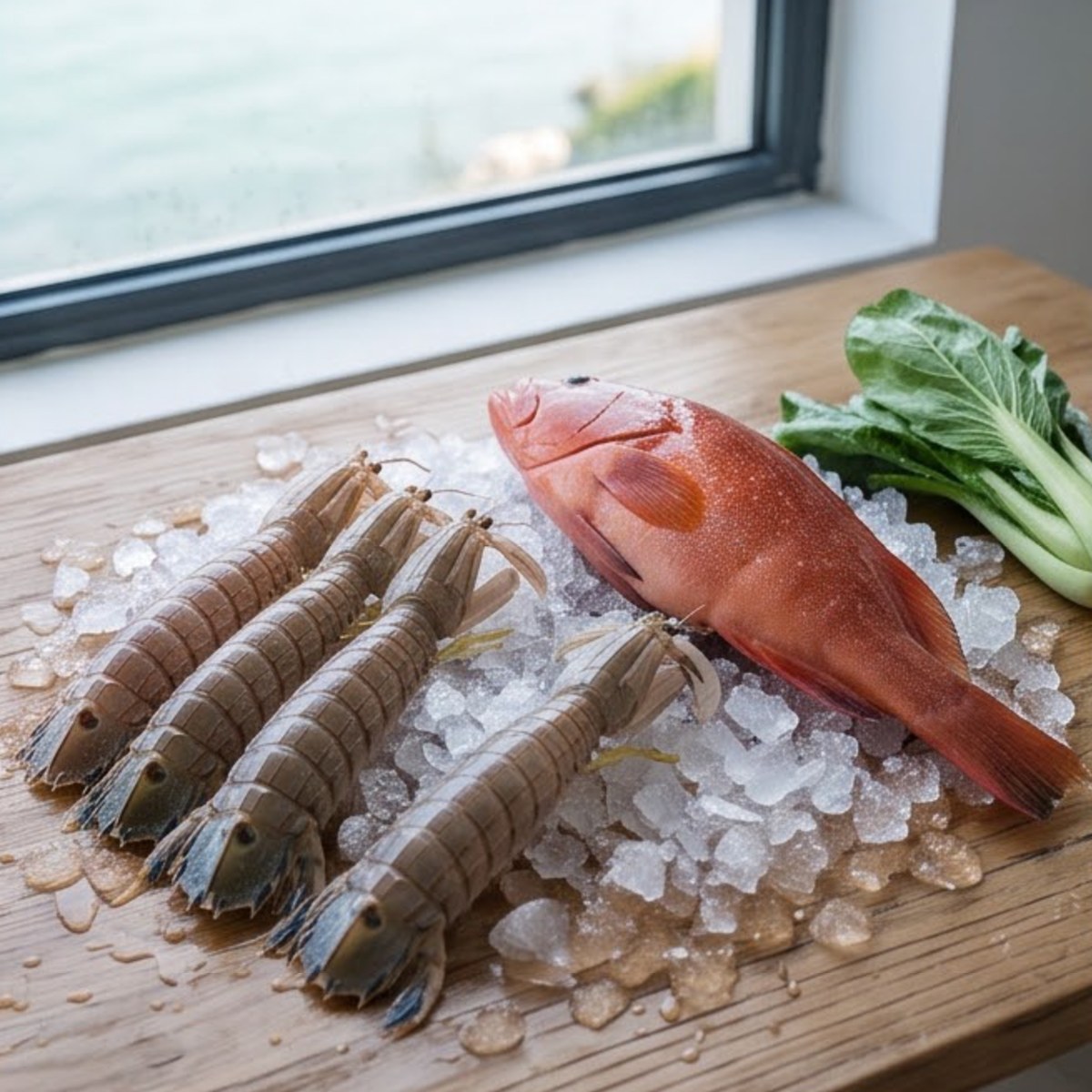 海、泳池与落日
