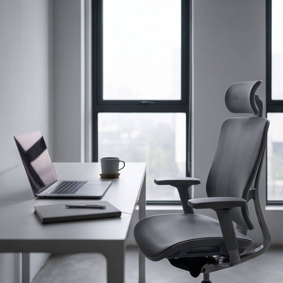 换椅 30 天，同一个工作日的腰背状态