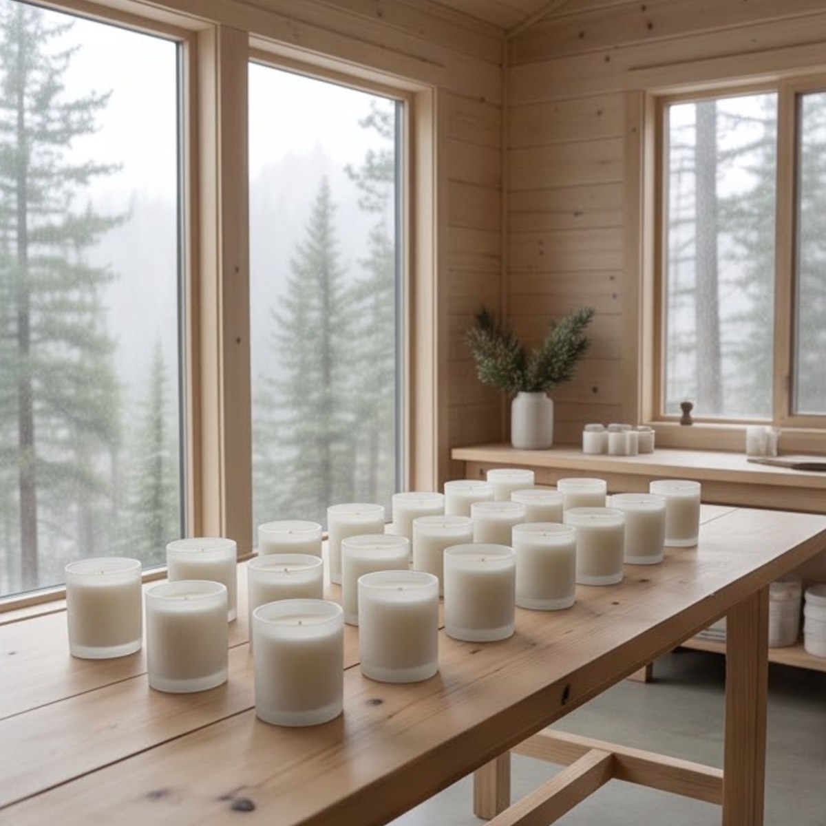 山语 SHANYU 松间雪香薰蜡烛礼盒 | 天然大豆蜡 · 手作调香 · 45 小时
