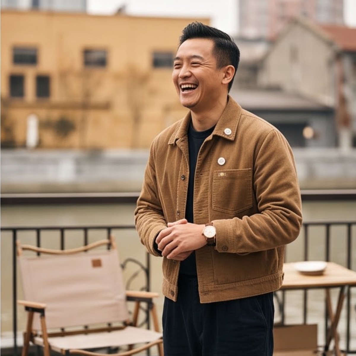参展设计师与老观众说
