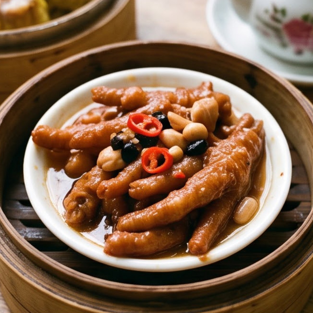 茶楼点心牌 · 一盅两件
