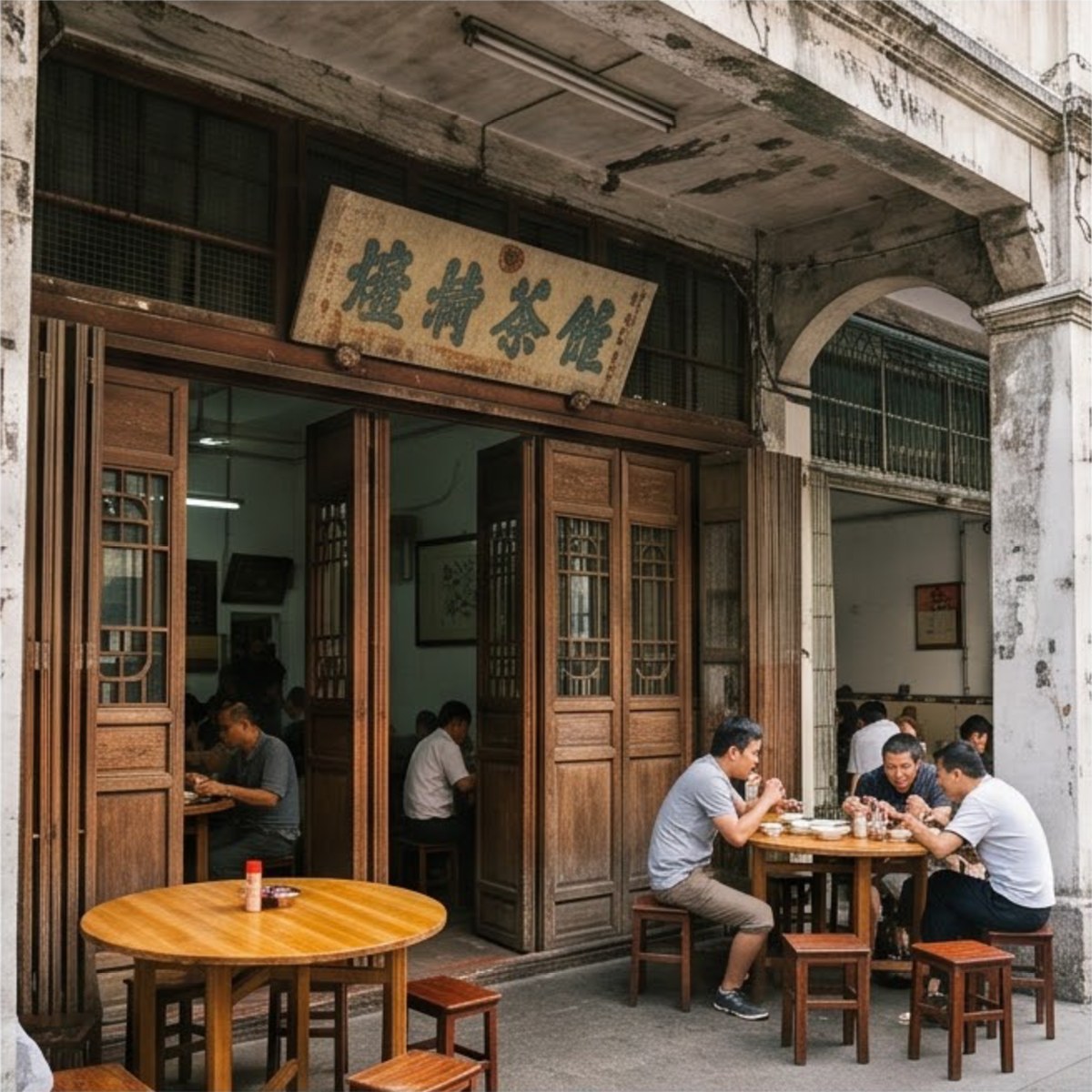 骑楼、蒸笼与圆桌的日常