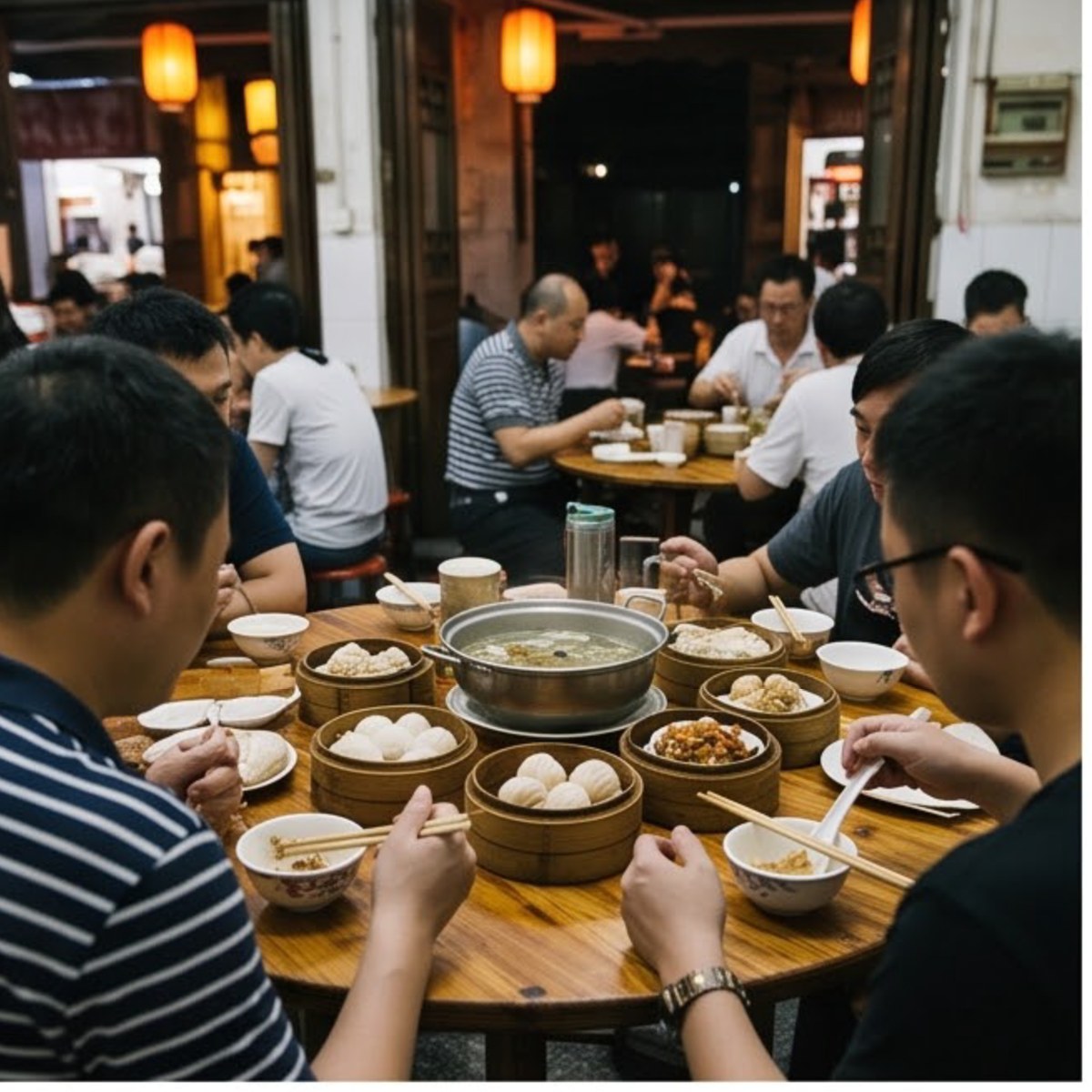 骑楼、蒸笼与圆桌的日常