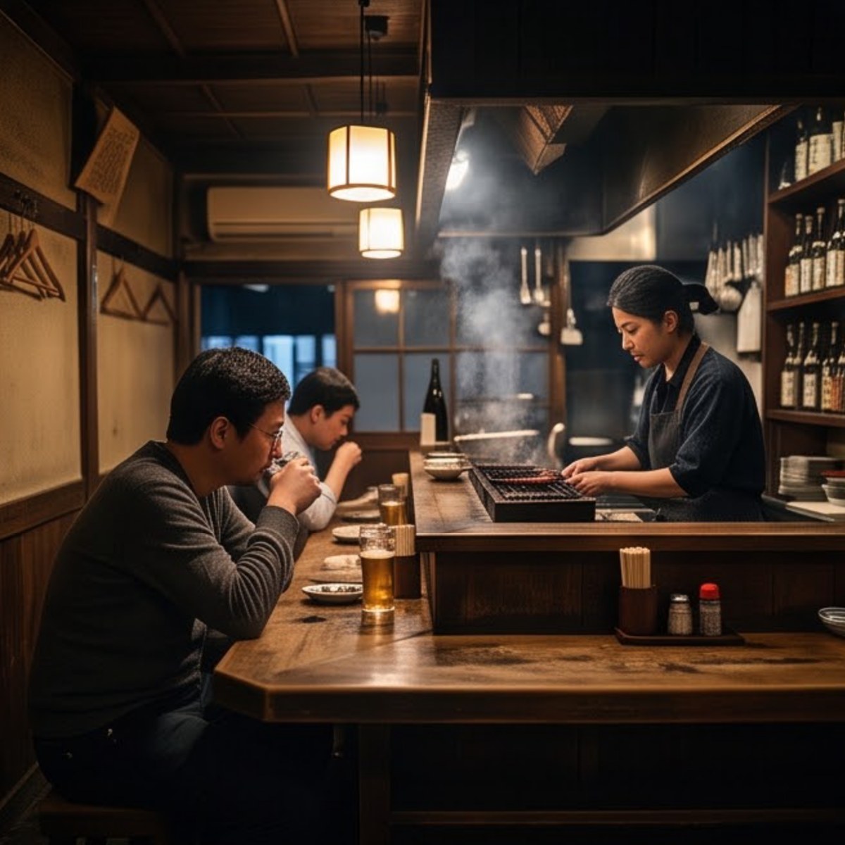炭、酒与暖帘下的夜