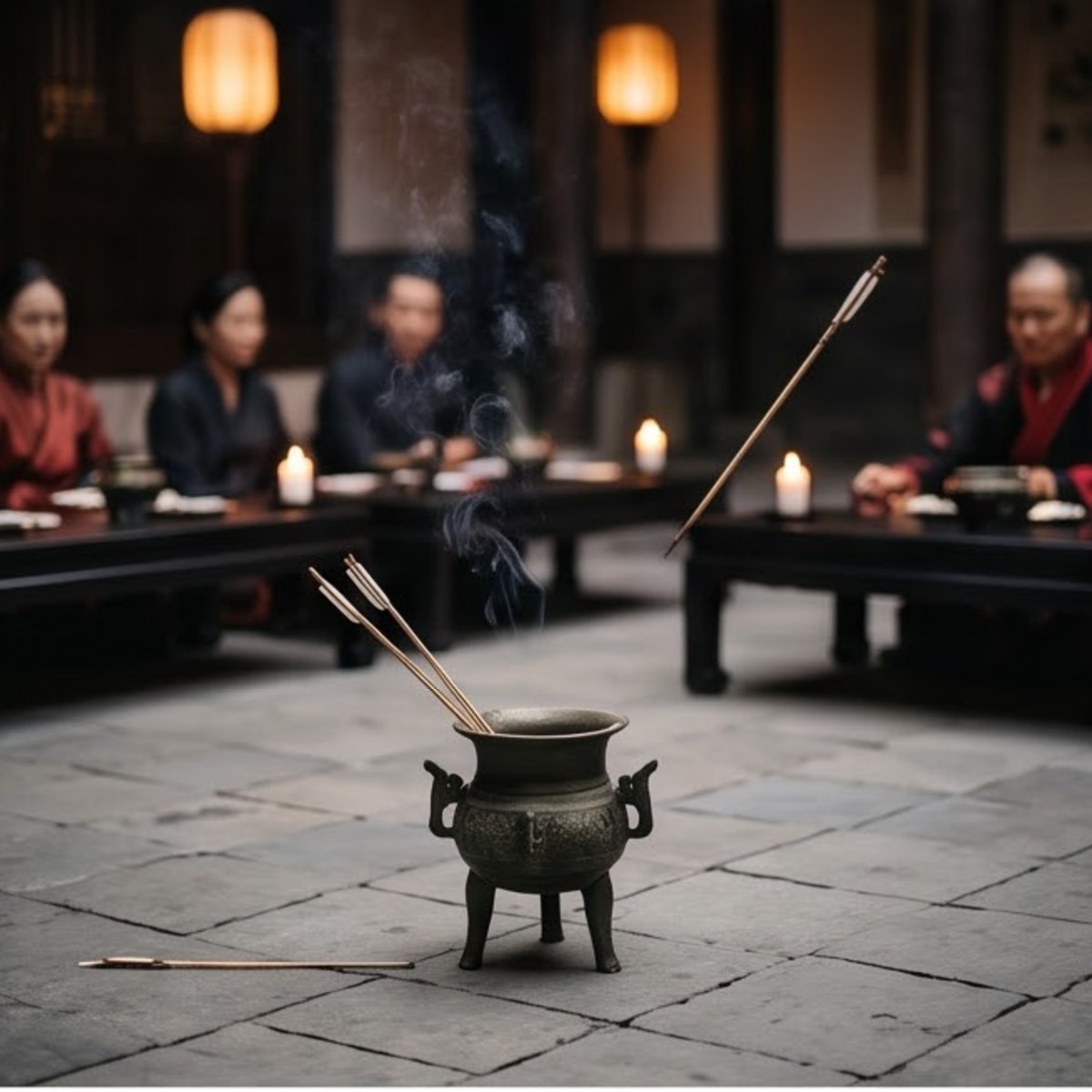 婚仪现场与礼器记录