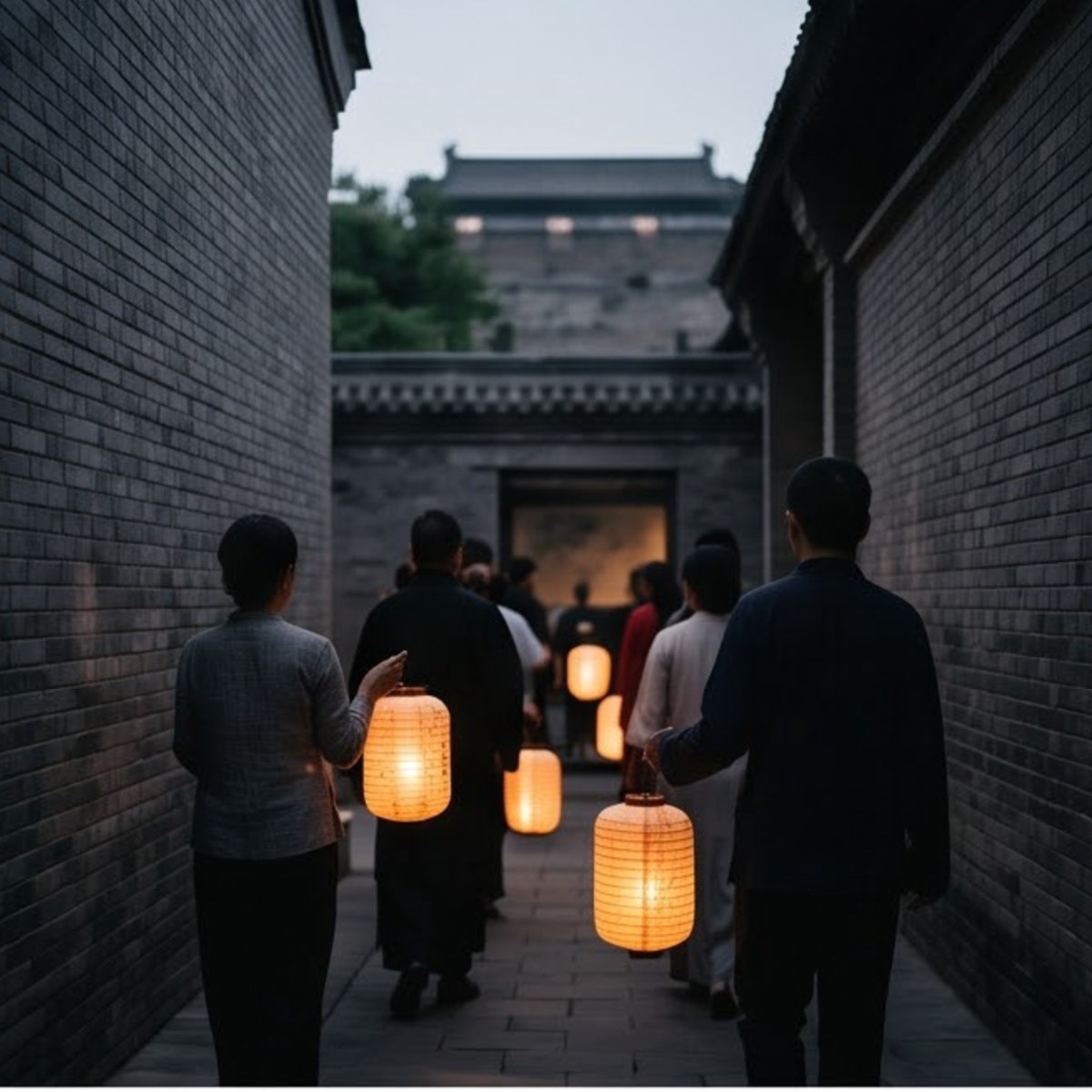 婚仪现场与礼器记录
