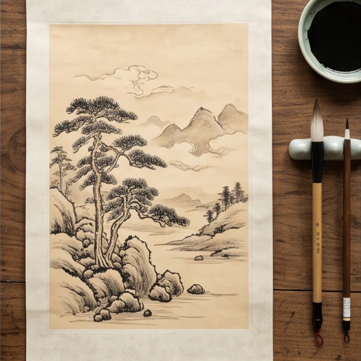 五门正课 · 从执笔到一幅完整作品