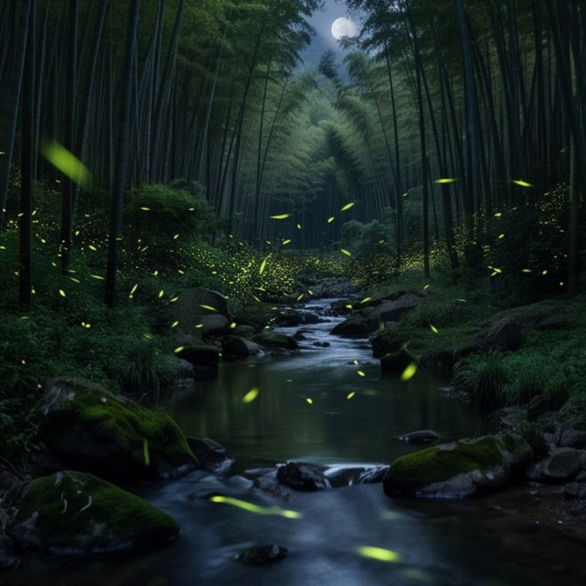 竹林里的四季