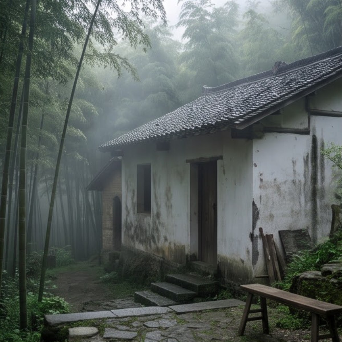 从一间茶室长出来的六栋小屋